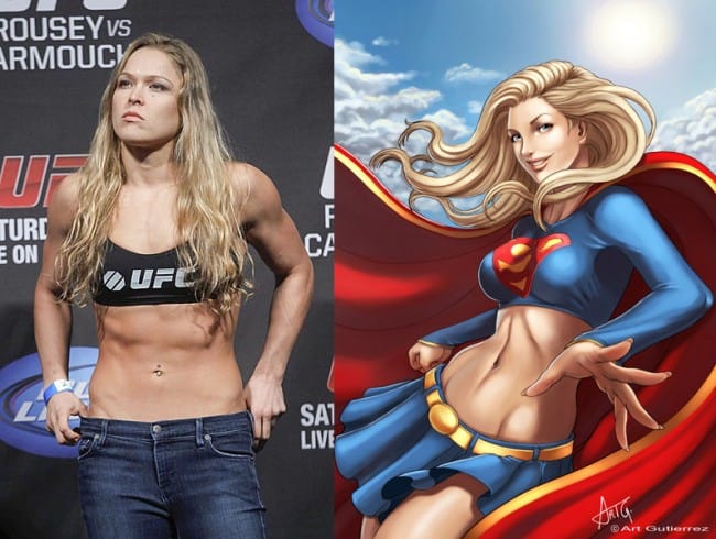 Rousey Supergirl