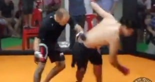 You have to see this insane 360 KO right now.
