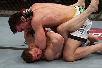 Free fight alert! Chael Sonnen in a bloody war against Nate Marquardt